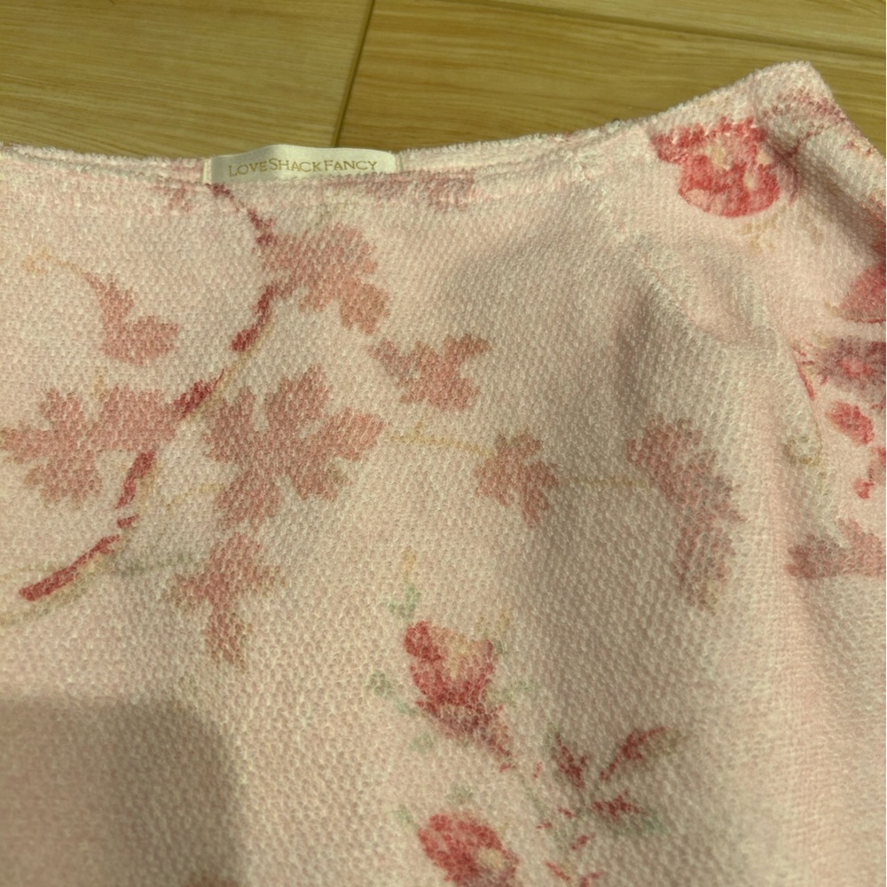 LoveShackFancy Terrycloth Skirt - Picture 2 of 3